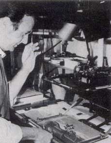 [Foto di Scarpa nel 1973]